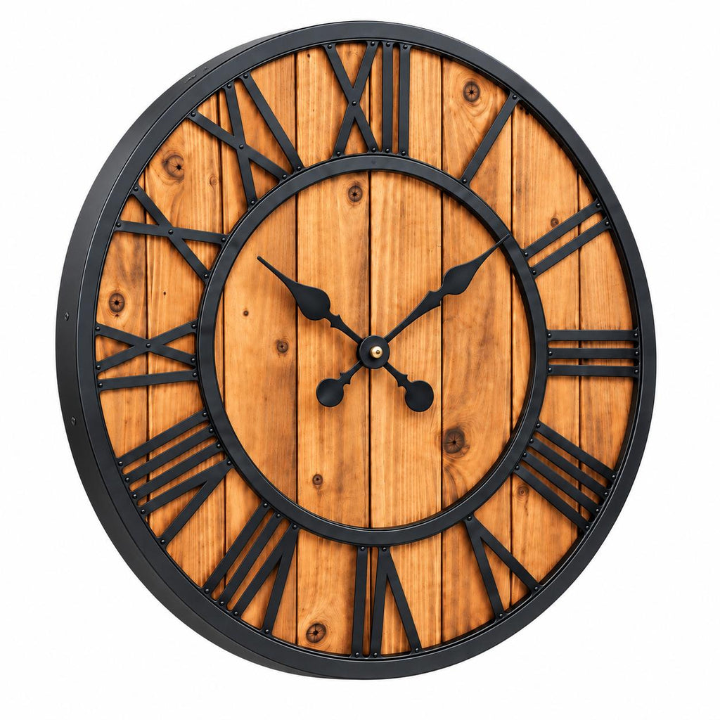 Horloge Murale Design Métal Bois | Westwood