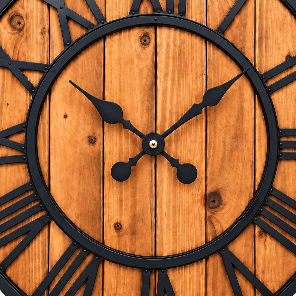 Horloge Murale Design Métal Bois | Westwood