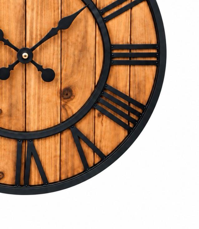 Horloge Murale Design Métal Bois | Westwood