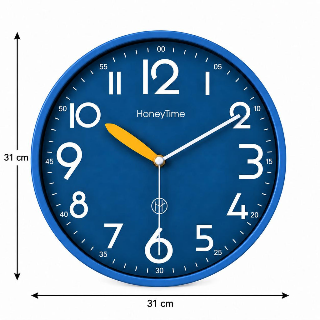 Horloge Murale Moderne Plastique | Blue