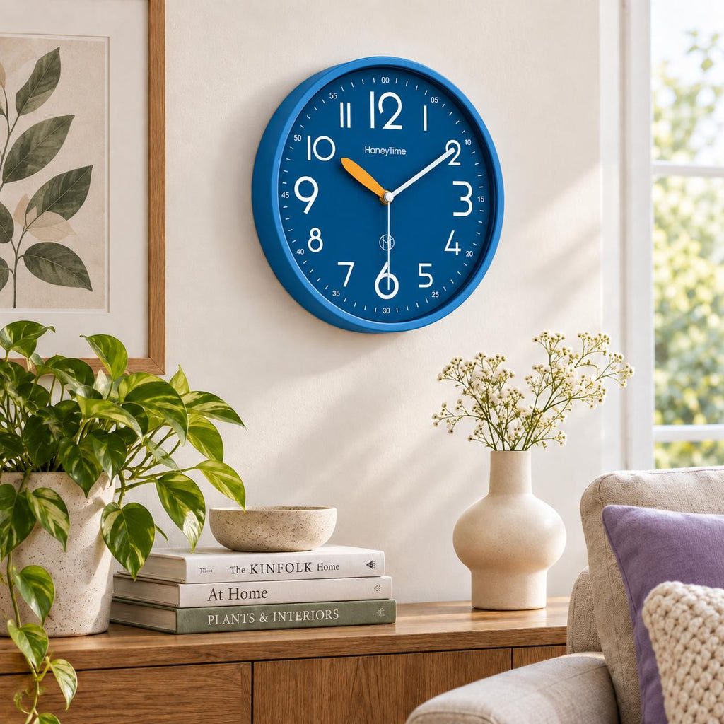Horloge Murale Moderne Plastique | Blue