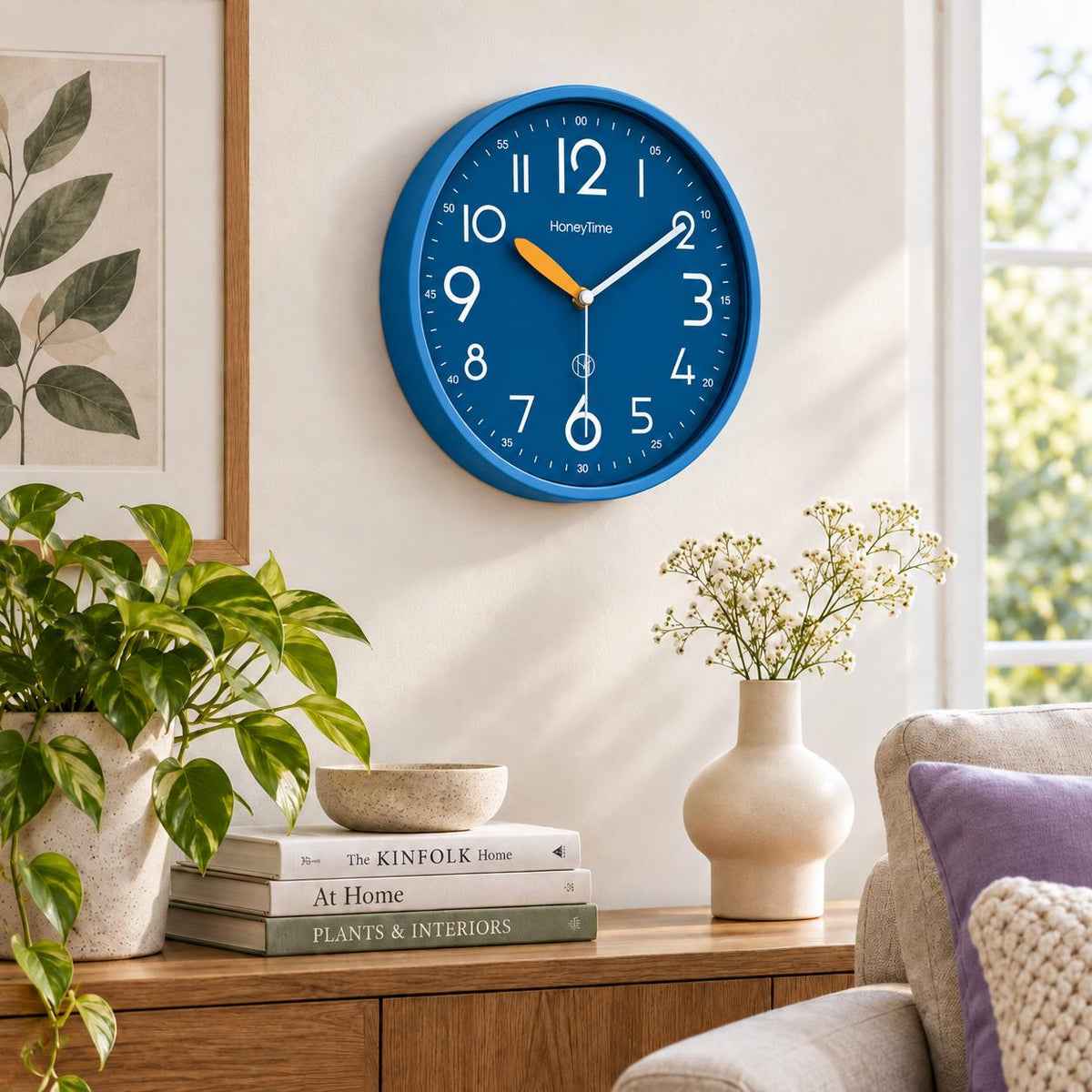 Horloge Murale Moderne Plastique | Blue