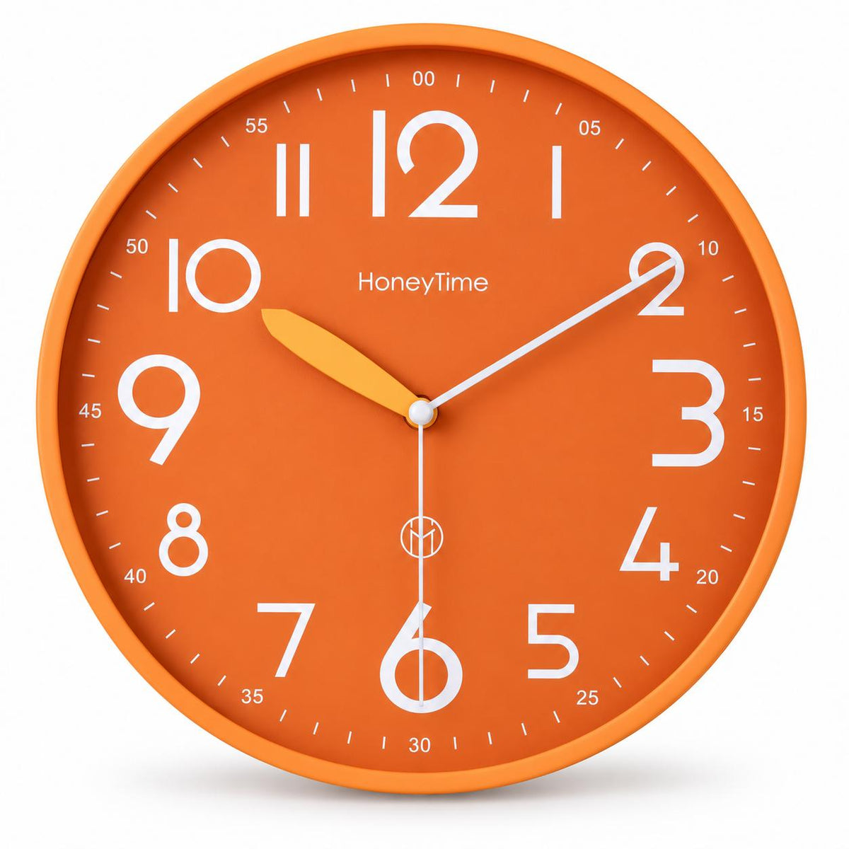 Horloge Murale Moderne Plastique | Orange