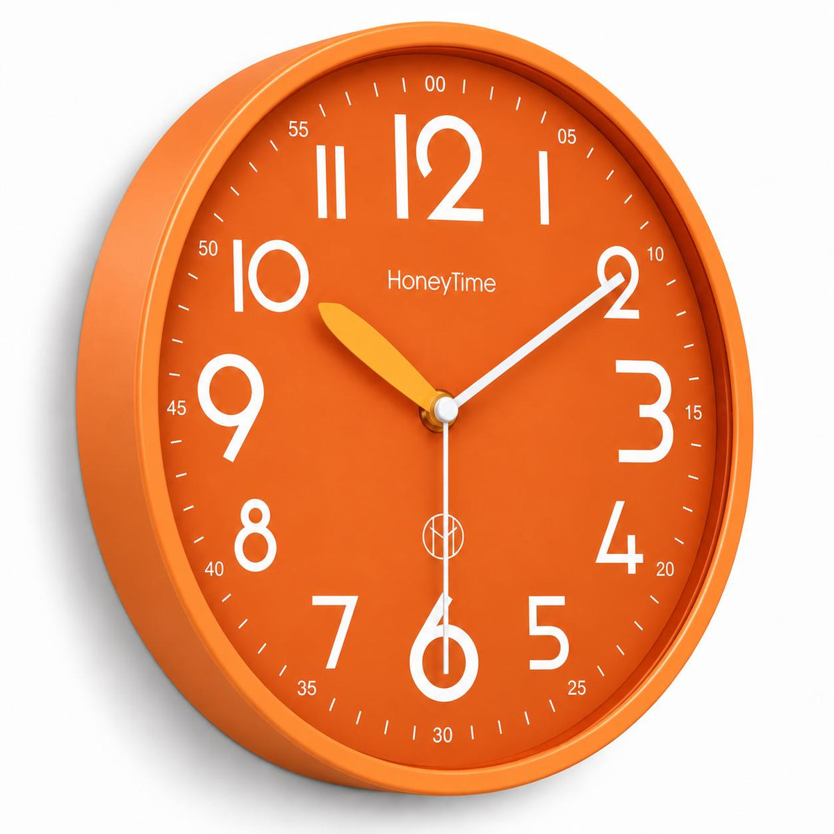 Horloge Murale Moderne Plastique | Orange
