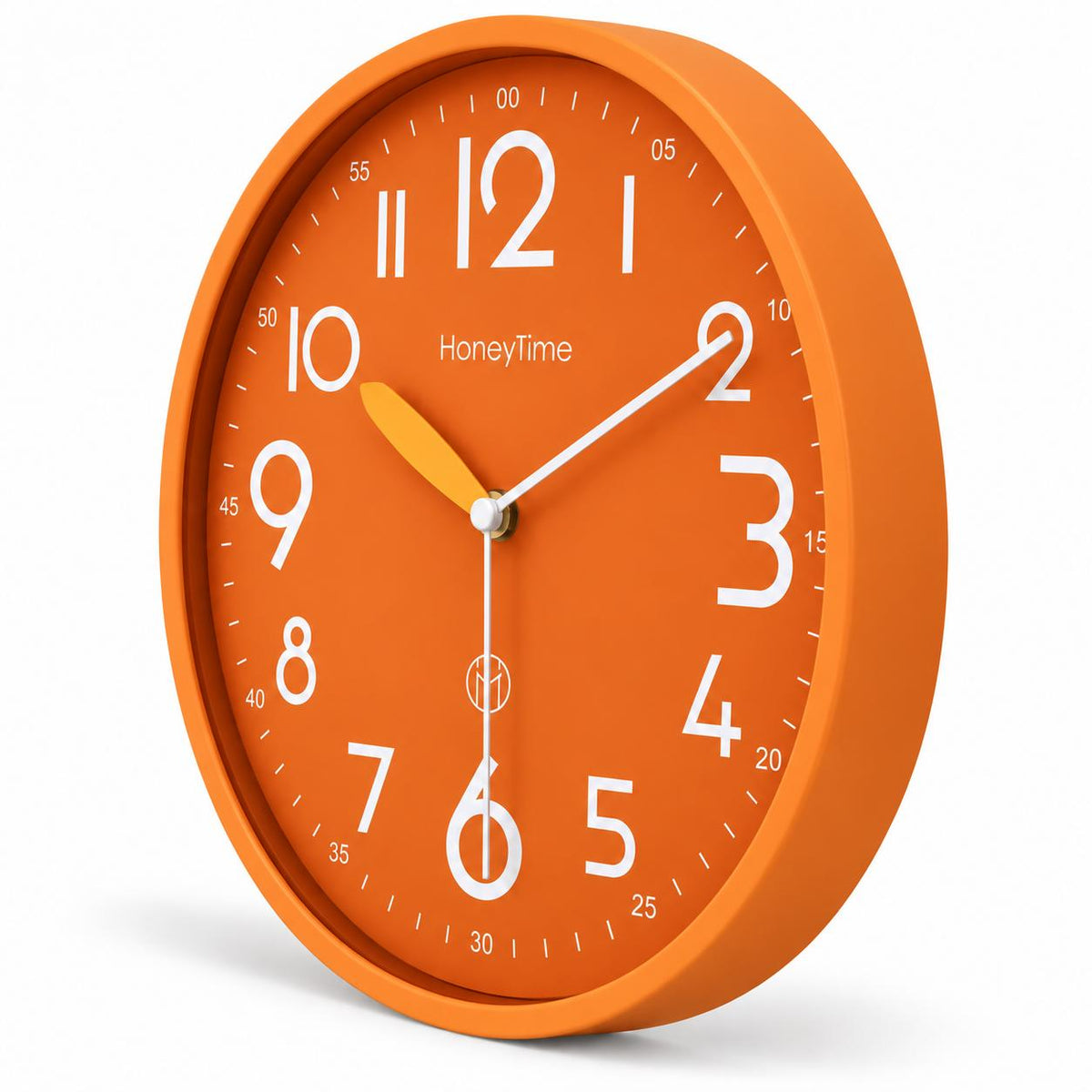 Horloge Murale Moderne Plastique | Orange