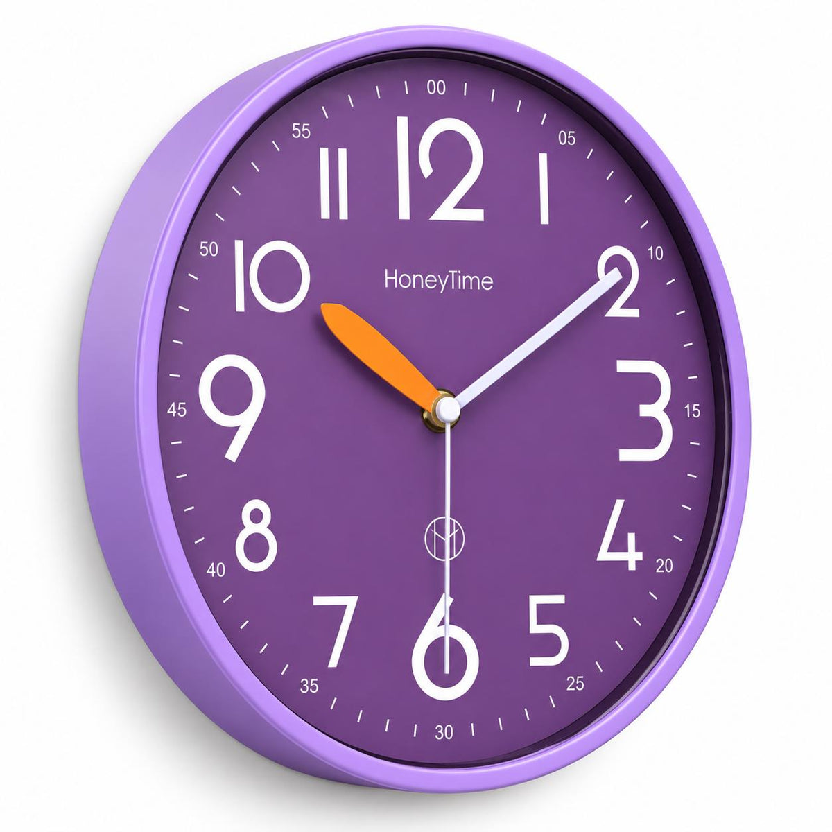 Horloge Murale Moderne Plastique | Purple