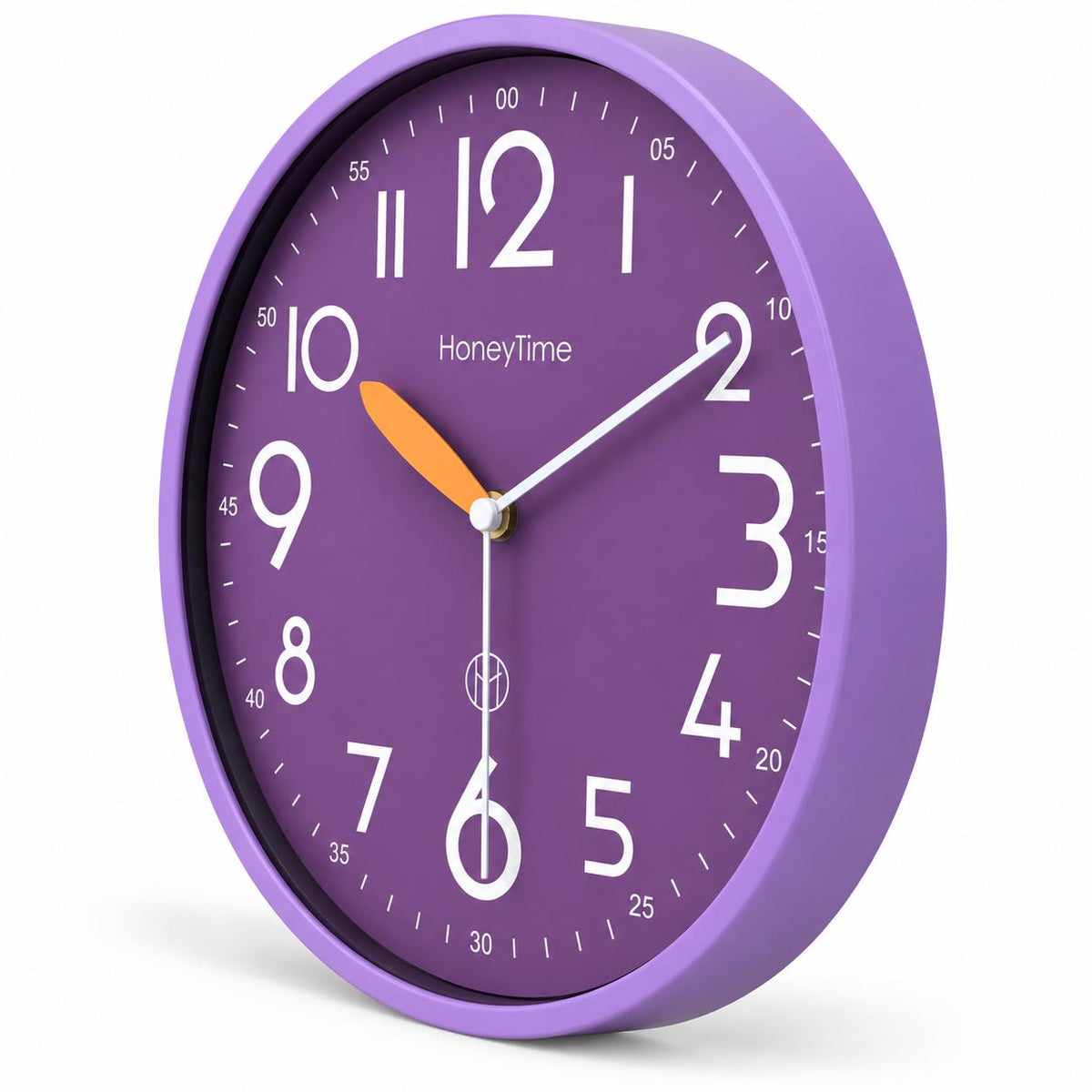 Horloge Murale Moderne Plastique | Purple