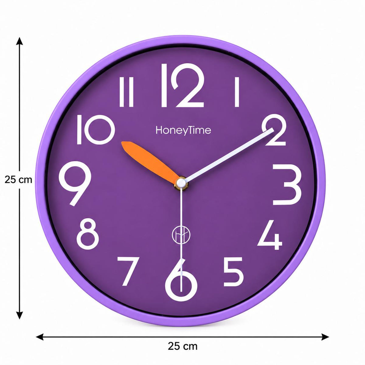 Horloge Murale Moderne Plastique | Purple