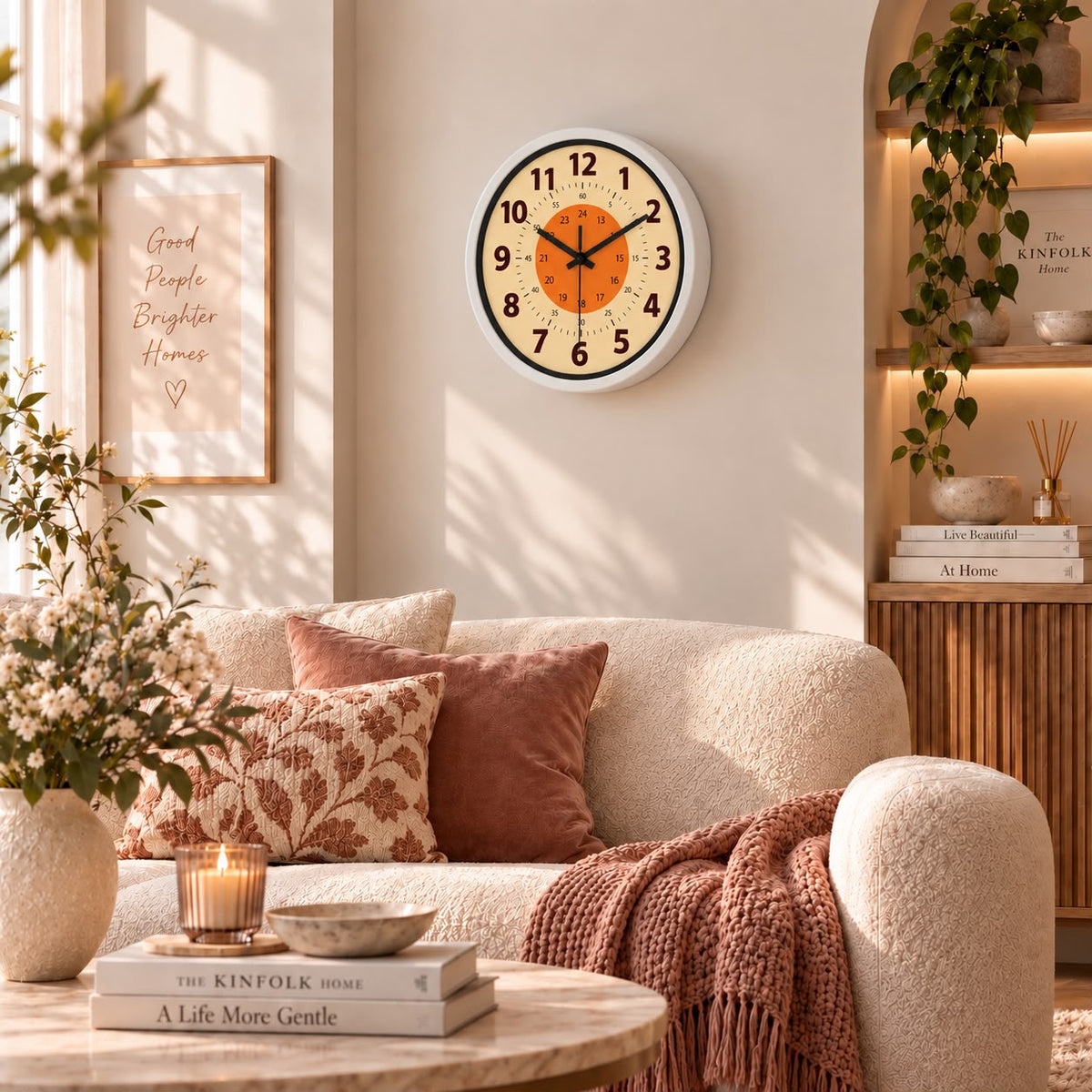 Horloge Murale Moderne Plastique | Sienna