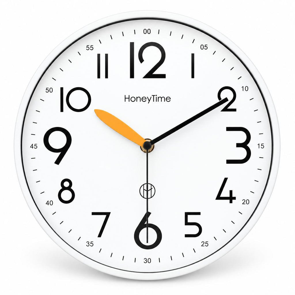 Horloge Murale Moderne Plastique | White
