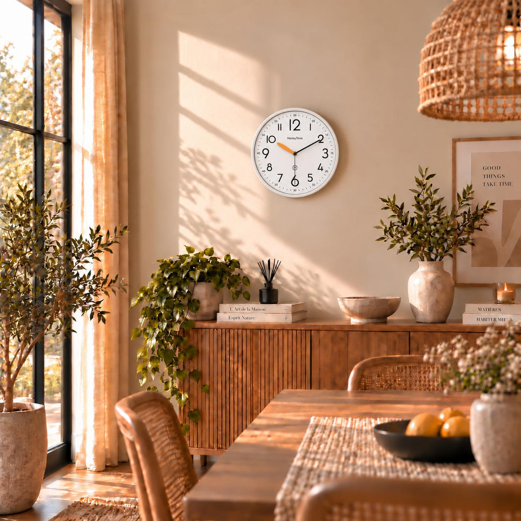 Horloge Murale Moderne Plastique | White