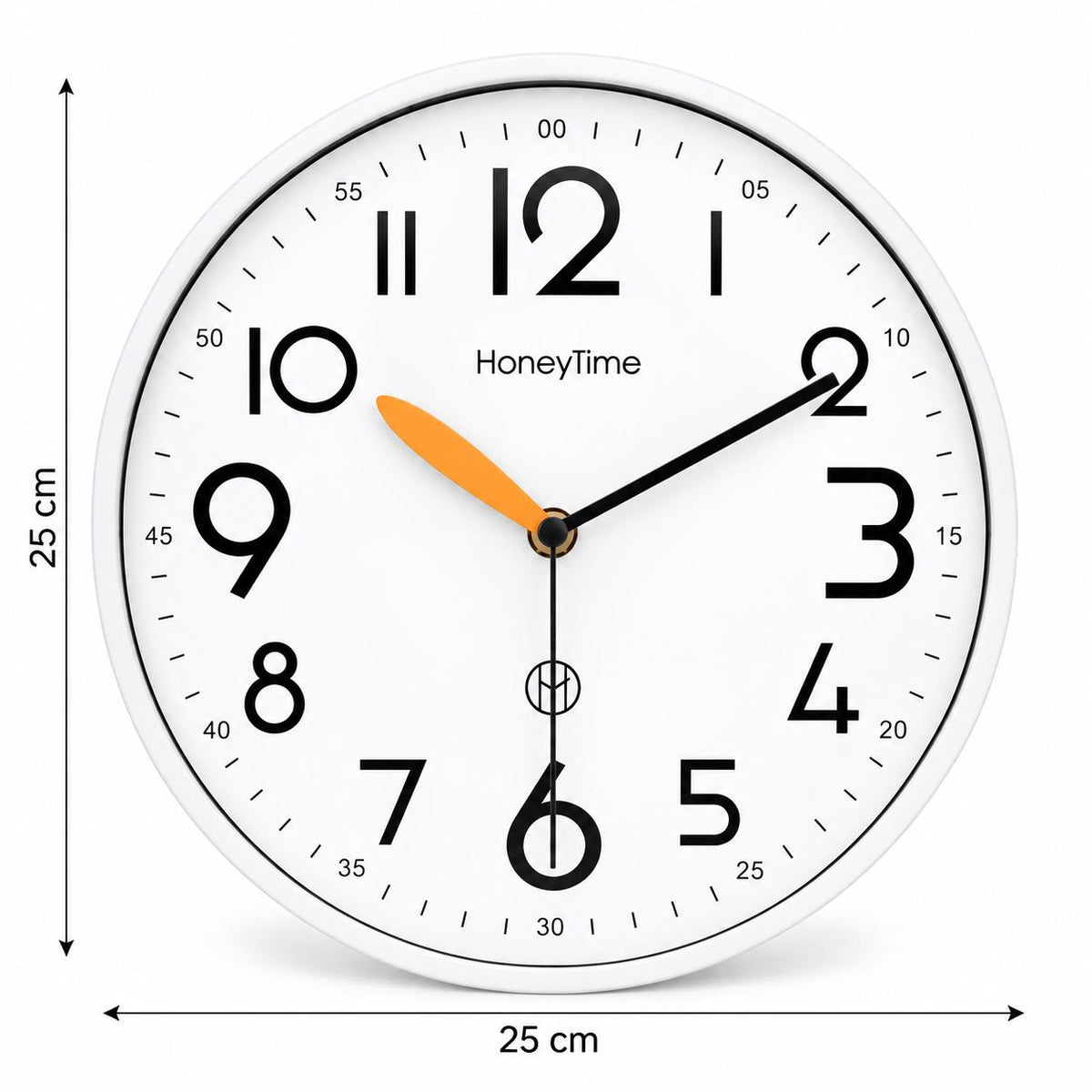 Horloge Murale Moderne Plastique | White