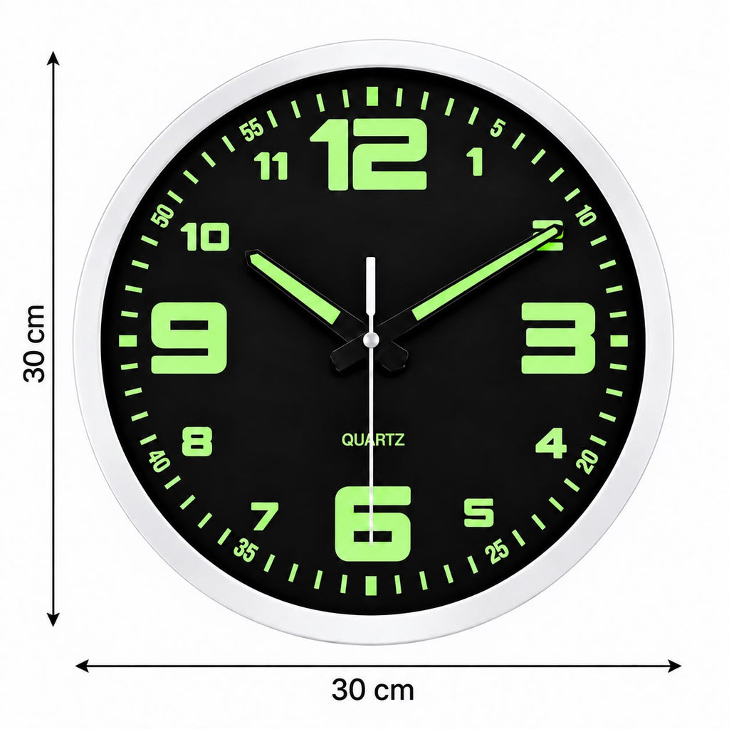 Horloge Murale Moderne Fluorescent Plastique | Halo