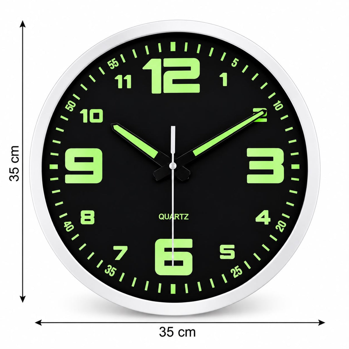 Horloge Murale Moderne Fluorescent Plastique | Halo