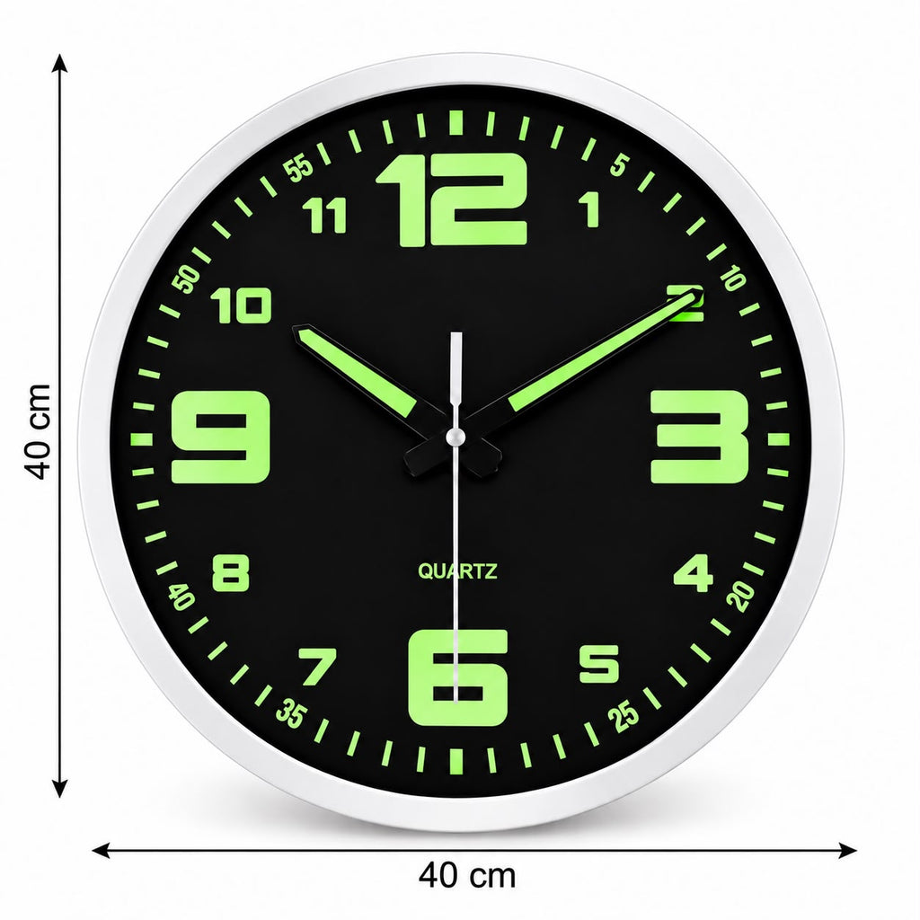 Horloge Murale Moderne Fluorescent Plastique | Halo