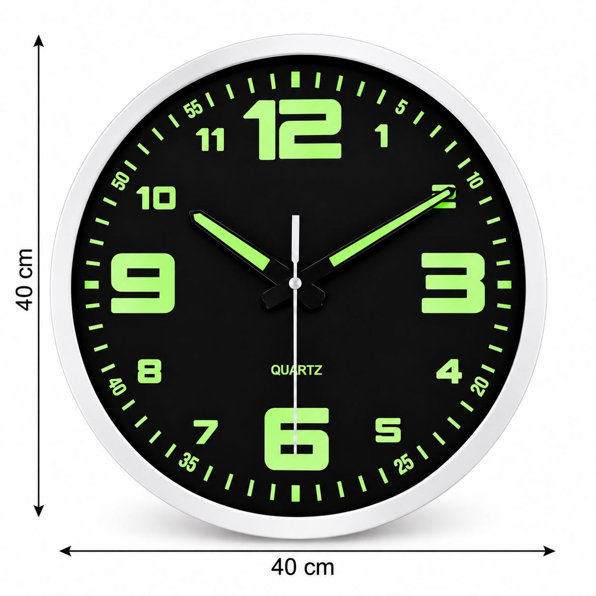 Horloge Murale Moderne Fluorescent Plastique | Halo