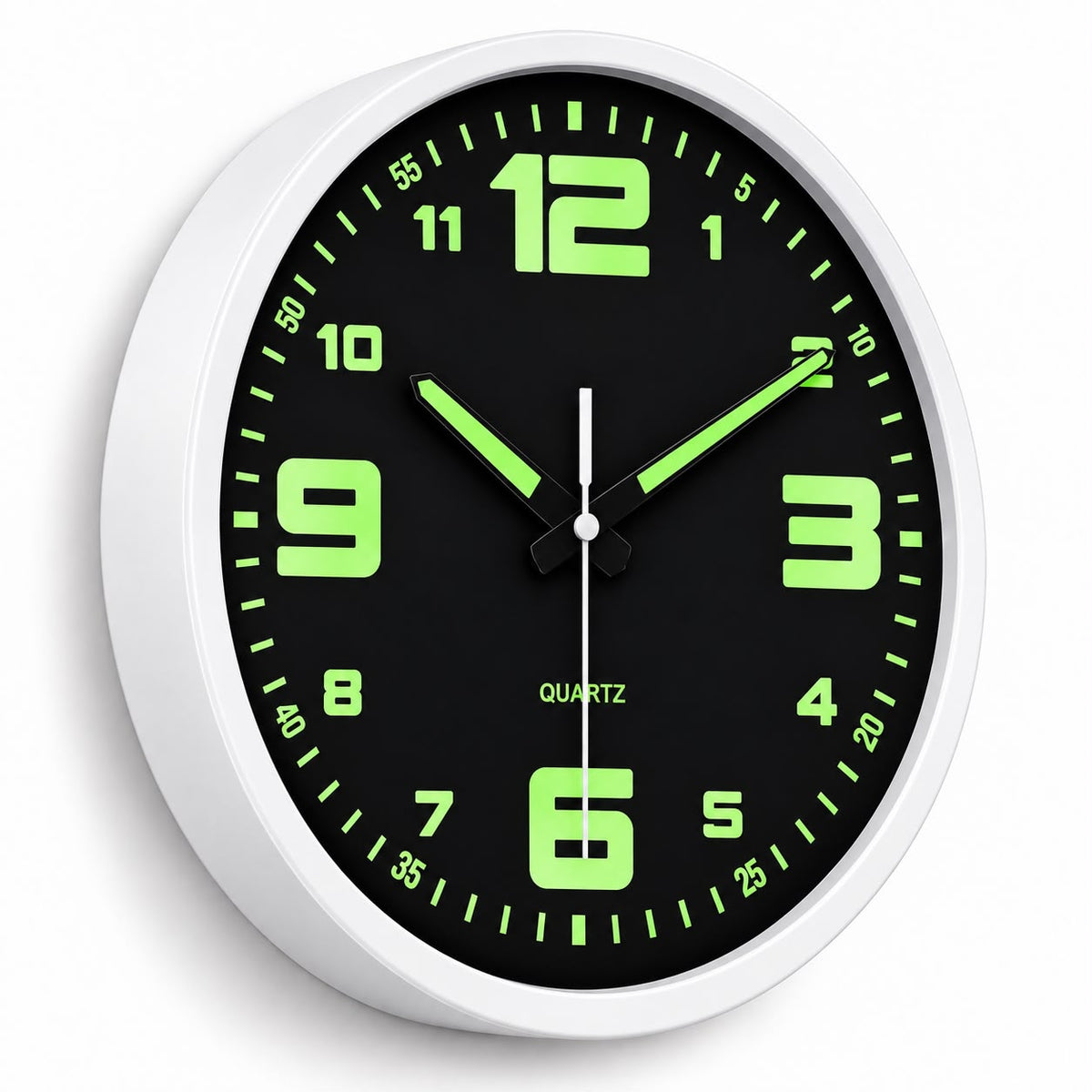 Horloge Murale Moderne Fluorescent Plastique | Halo