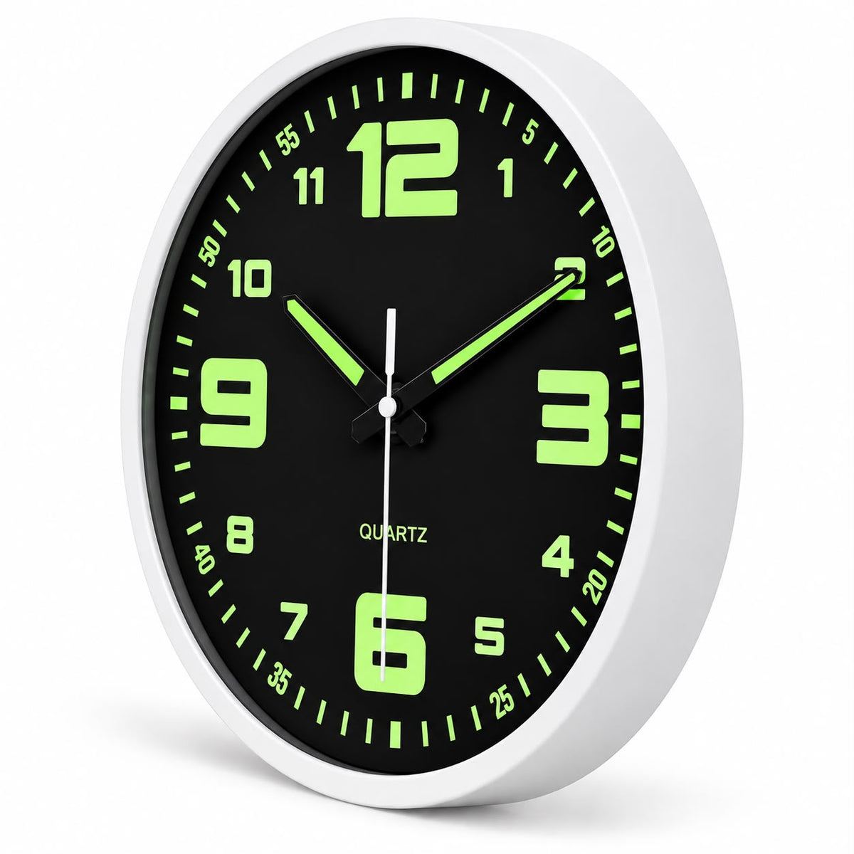 Horloge Murale Moderne Fluorescent Plastique | Halo