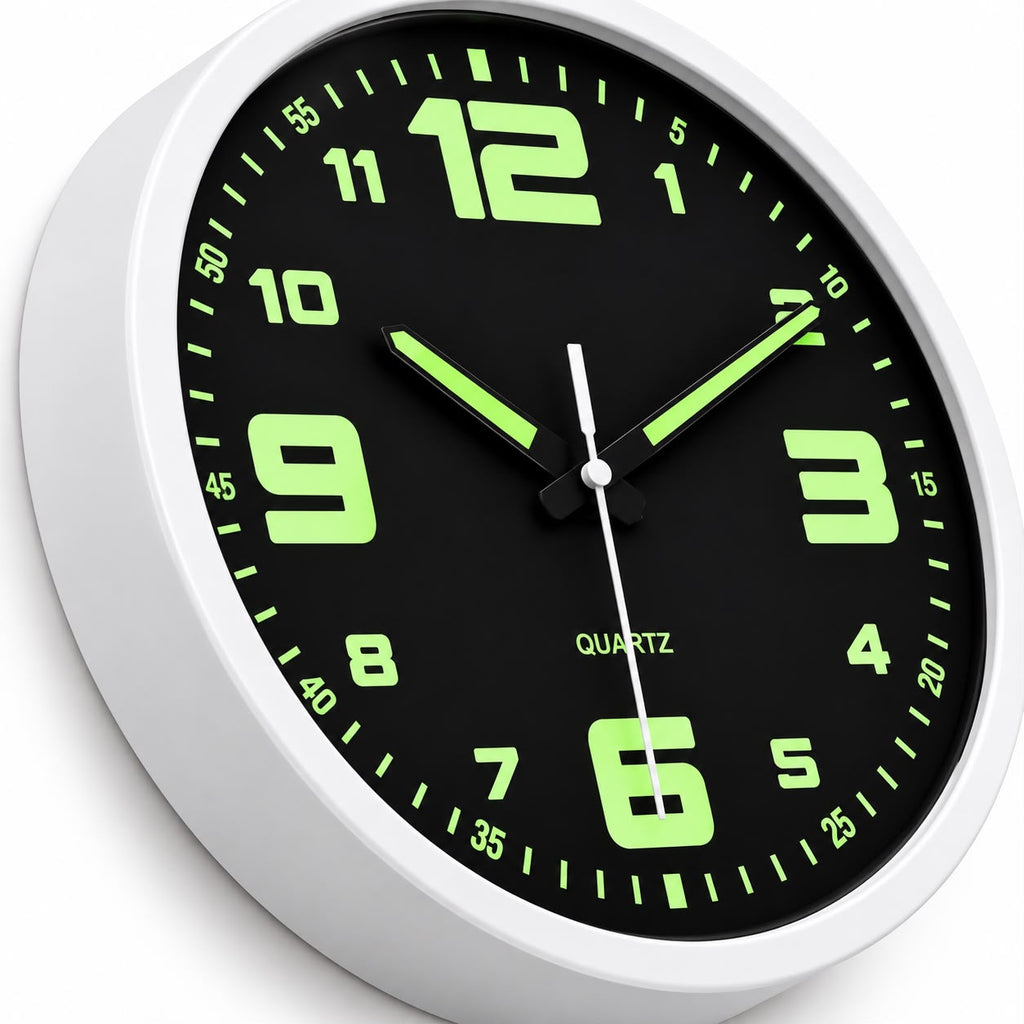 Horloge Murale Moderne Fluorescent Plastique | Halo