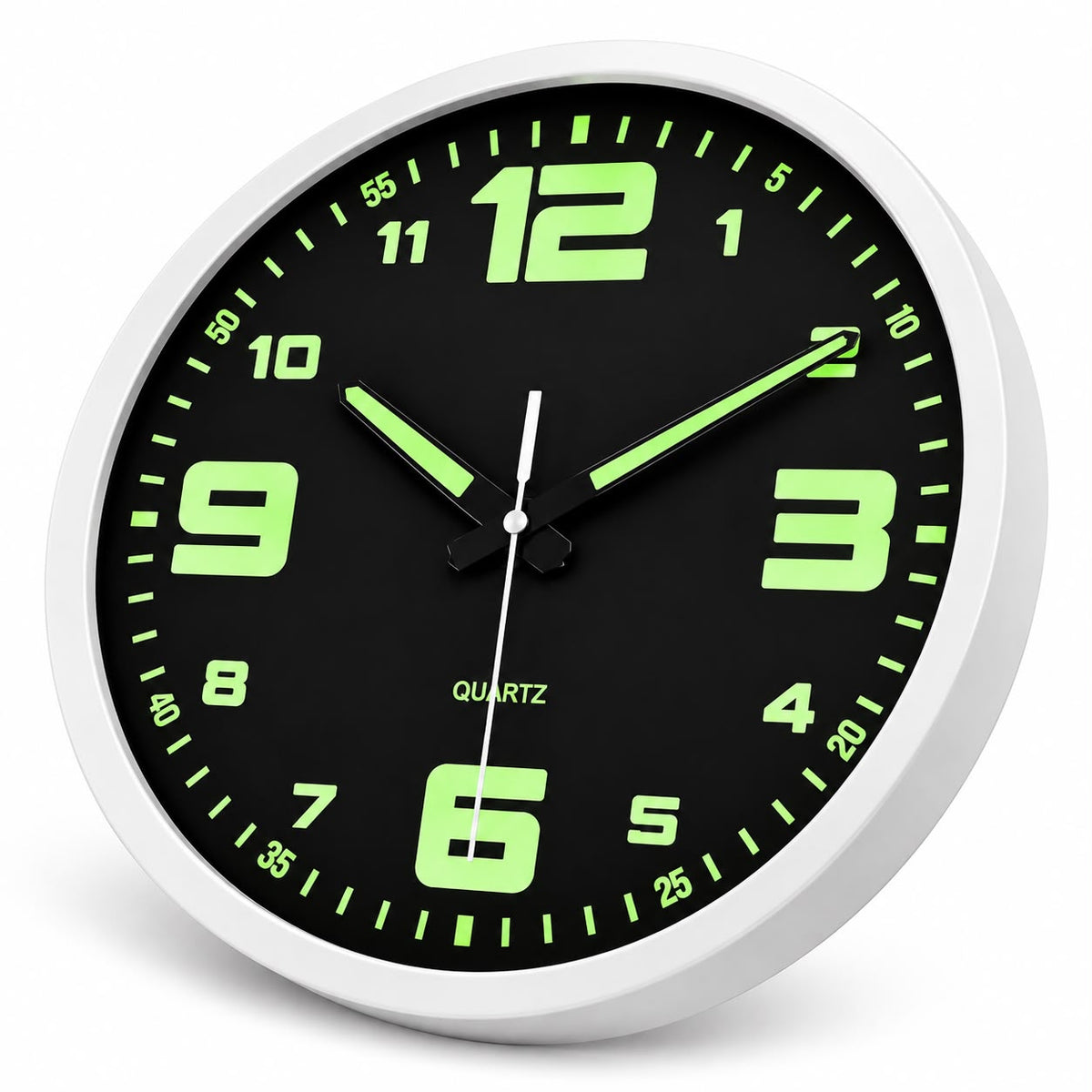 Horloge Murale Moderne Fluorescent Plastique | Halo