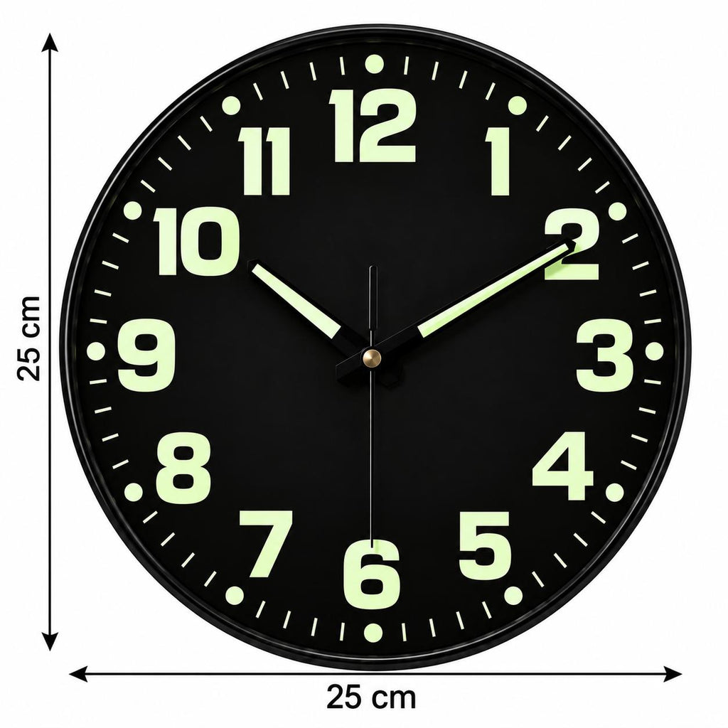 Horloge Murale Moderne Fluorescent Plastique | Nova