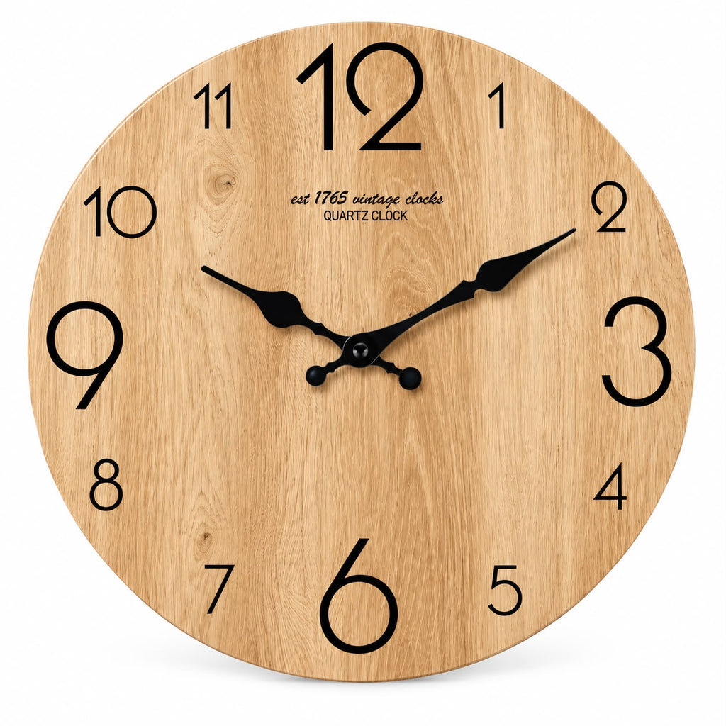 Horloge Murale Moderne Bois | Cèdre