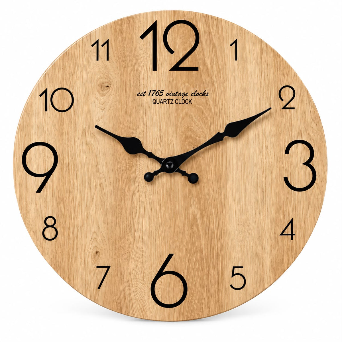 Horloge Murale Moderne Bois | Cèdre