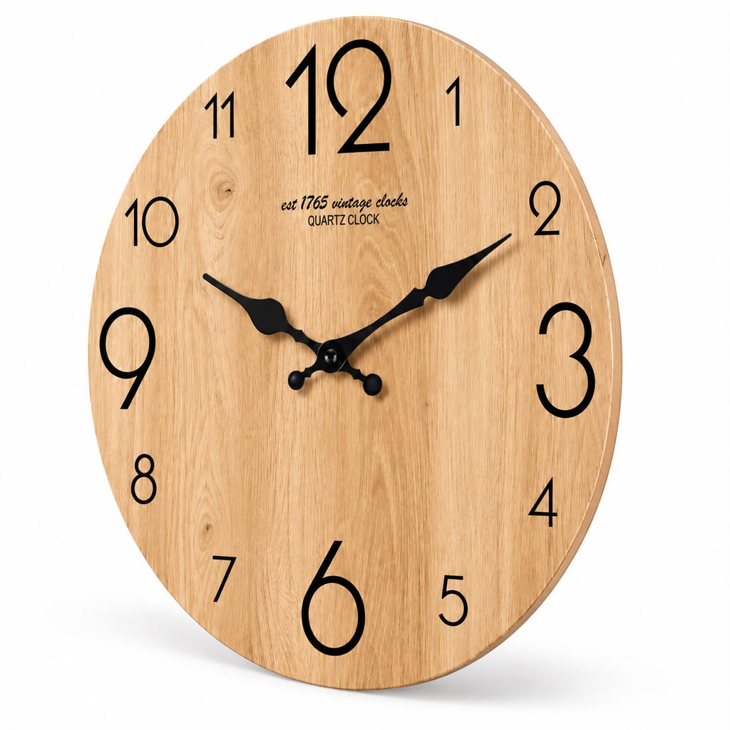 Horloge Murale Moderne Bois | Cèdre