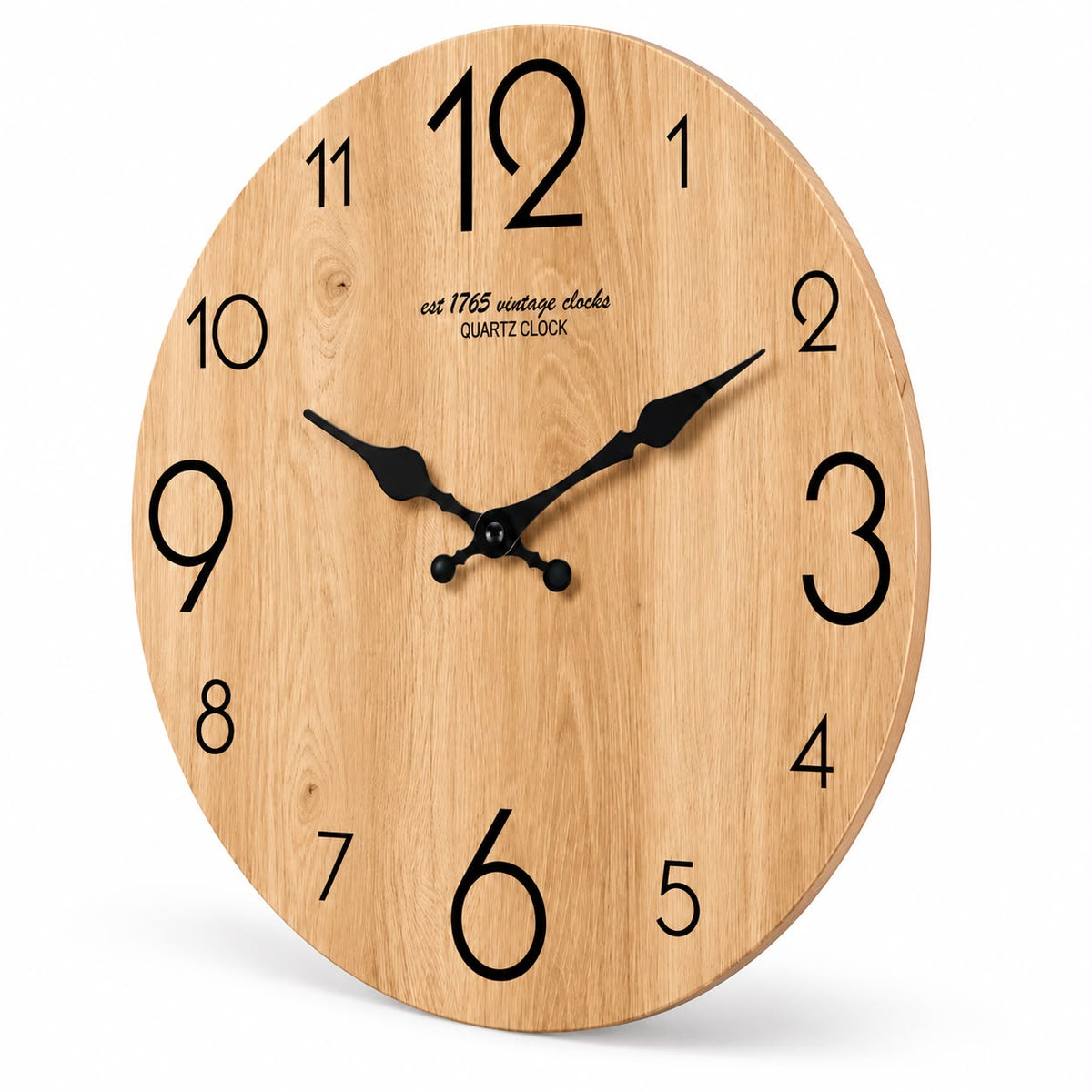 Horloge Murale Moderne Bois | Cèdre