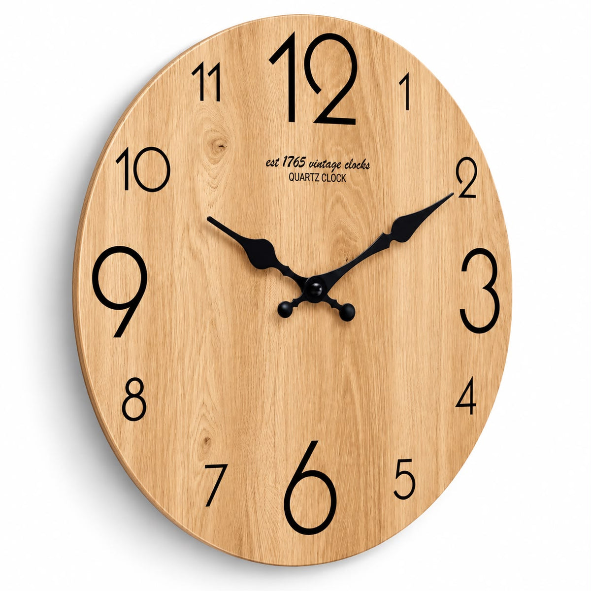 Horloge Murale Moderne Bois | Cèdre
