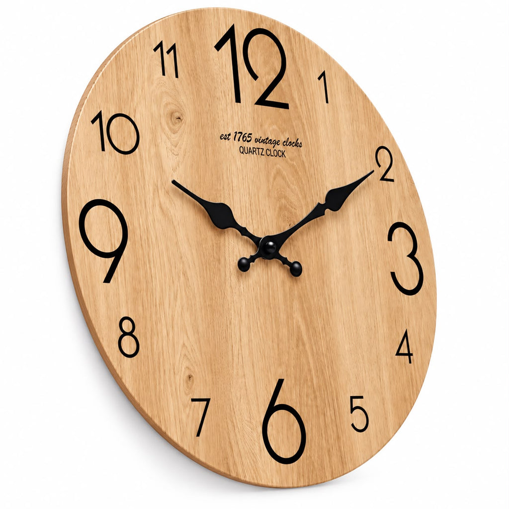 Horloge Murale Moderne Bois | Cèdre