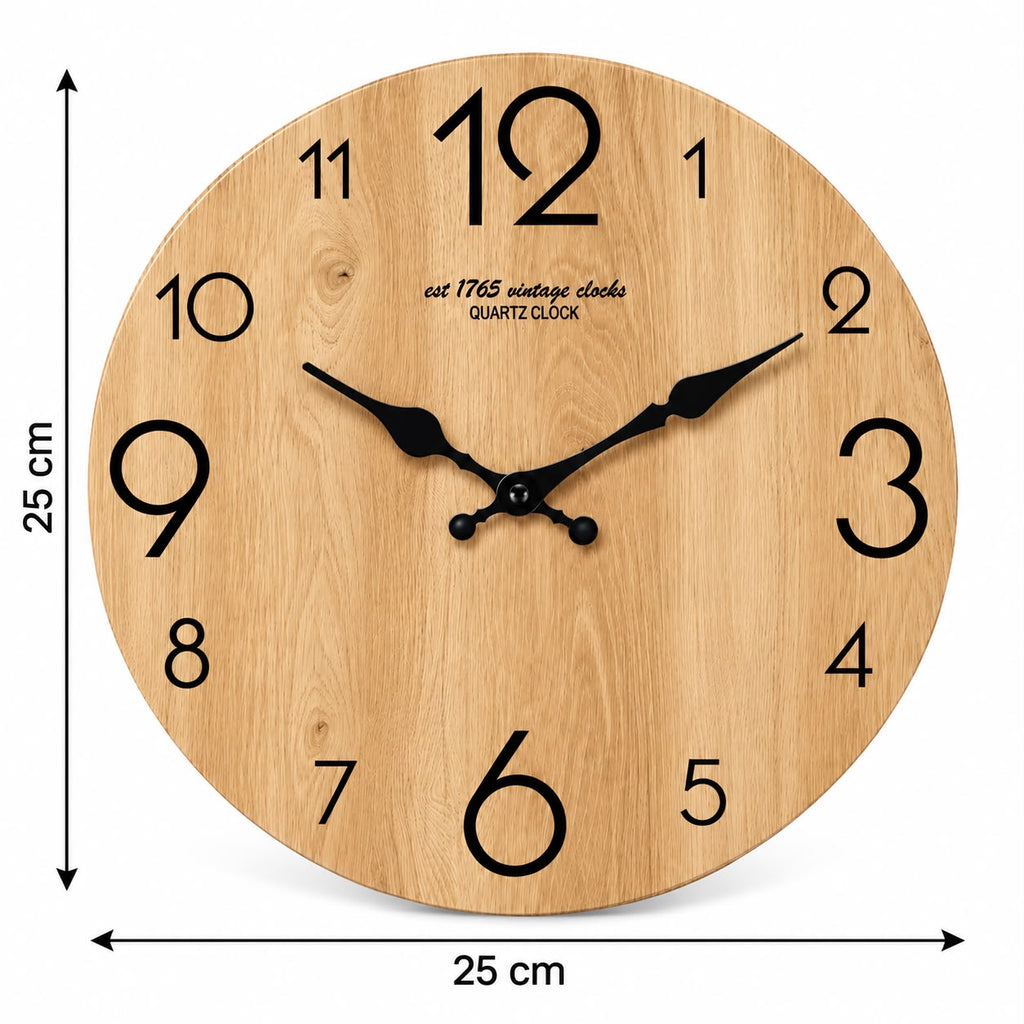 Horloge Murale Moderne Bois | Cèdre