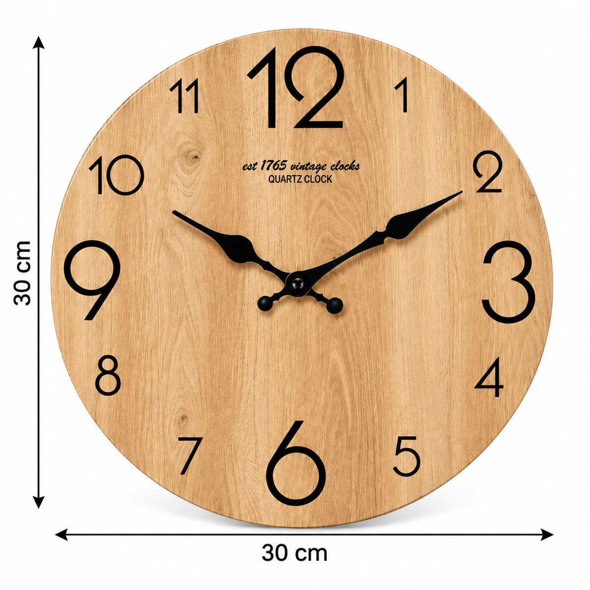 Horloge Murale Moderne Bois | Cèdre