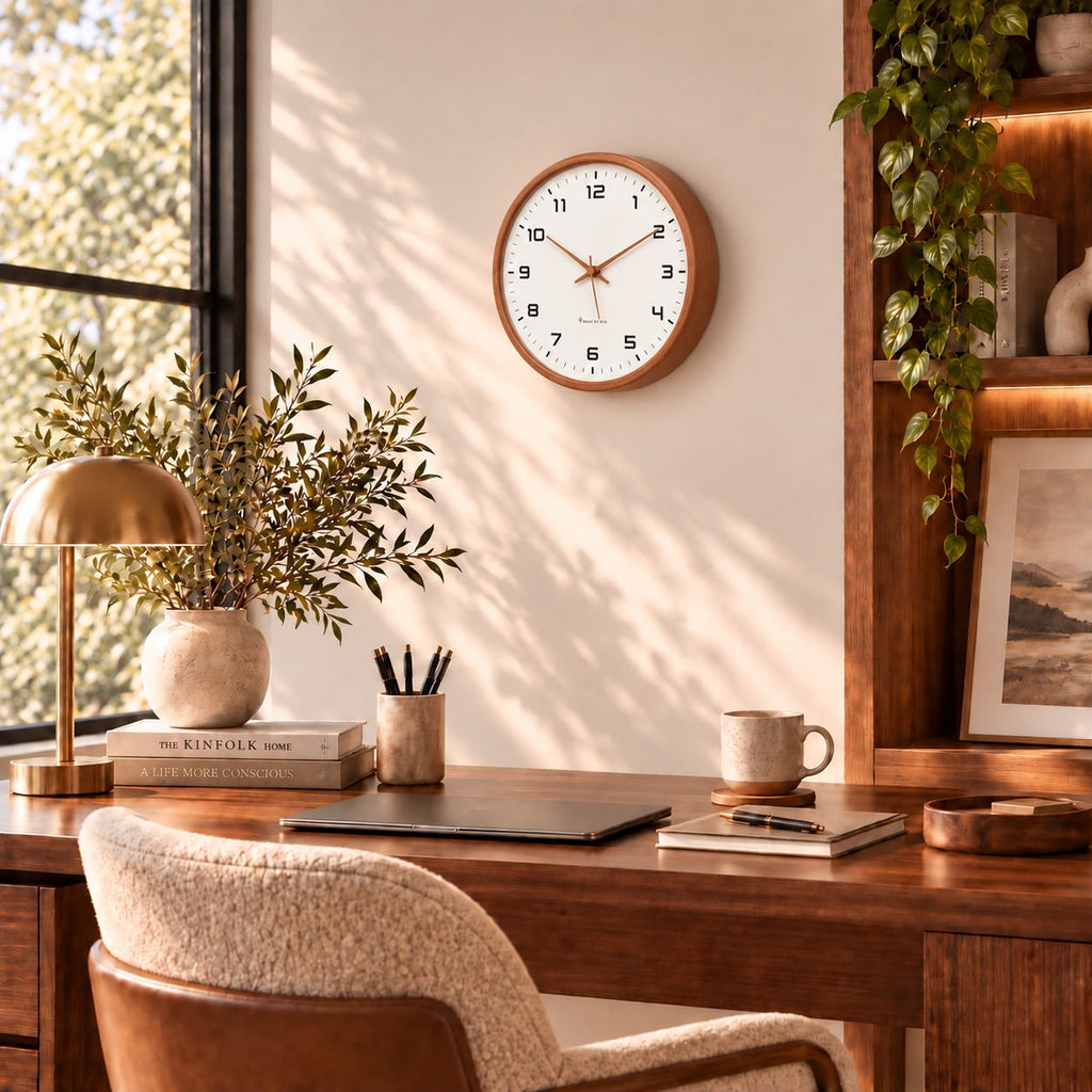 Horloge Murale Moderne Bois | Luma