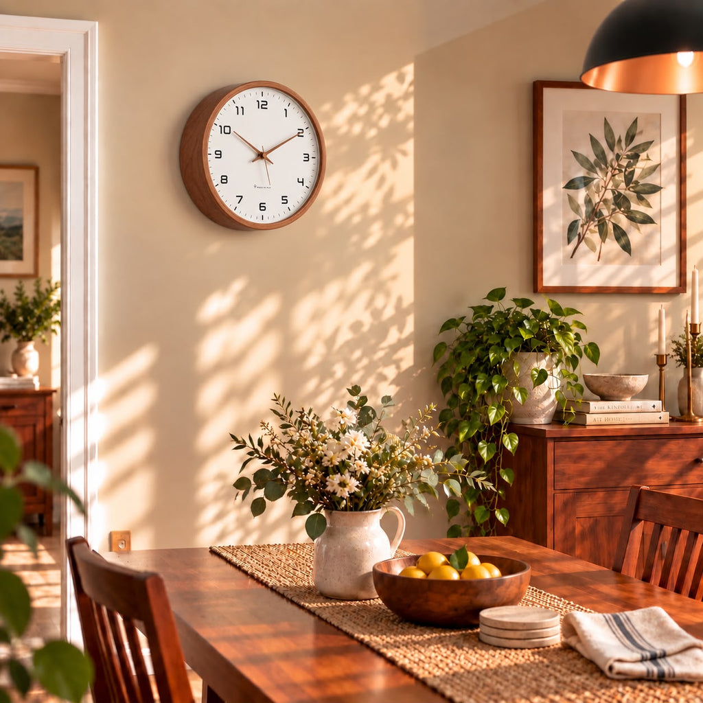 Horloge Murale Moderne Bois | Luma
