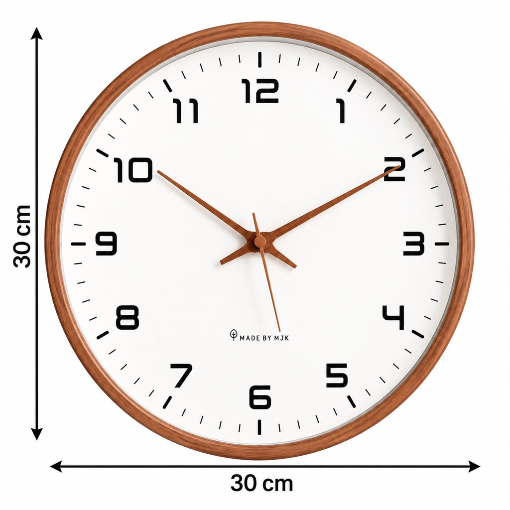 Horloge Murale Moderne Bois | Luma