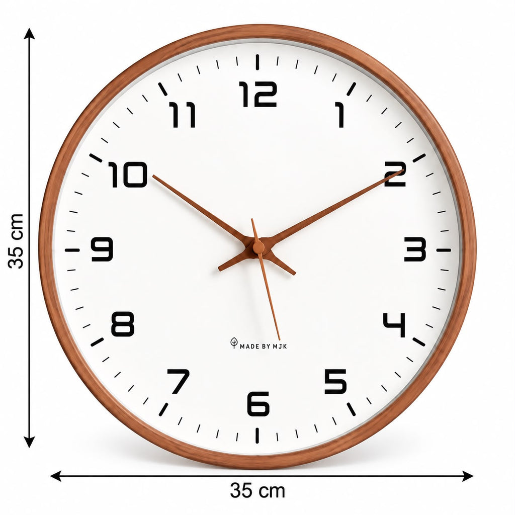 Horloge Murale Moderne Bois | Luma