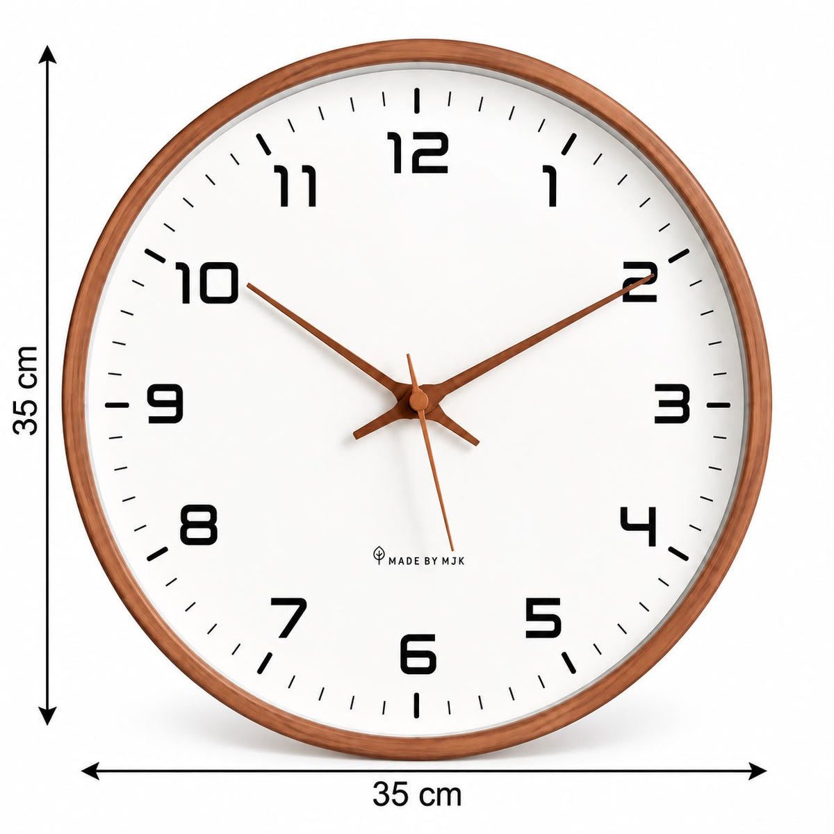 Horloge Murale Moderne Bois | Luma