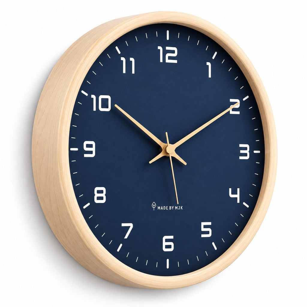 Horloge Murale Moderne Bois | Navy