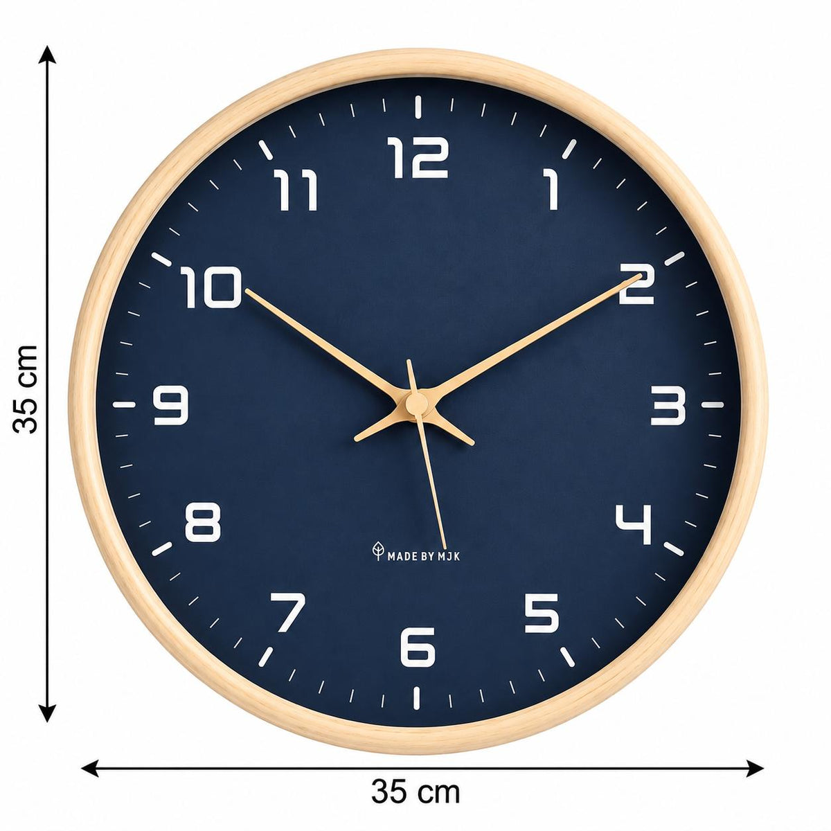 Horloge Murale Moderne Bois | Navy
