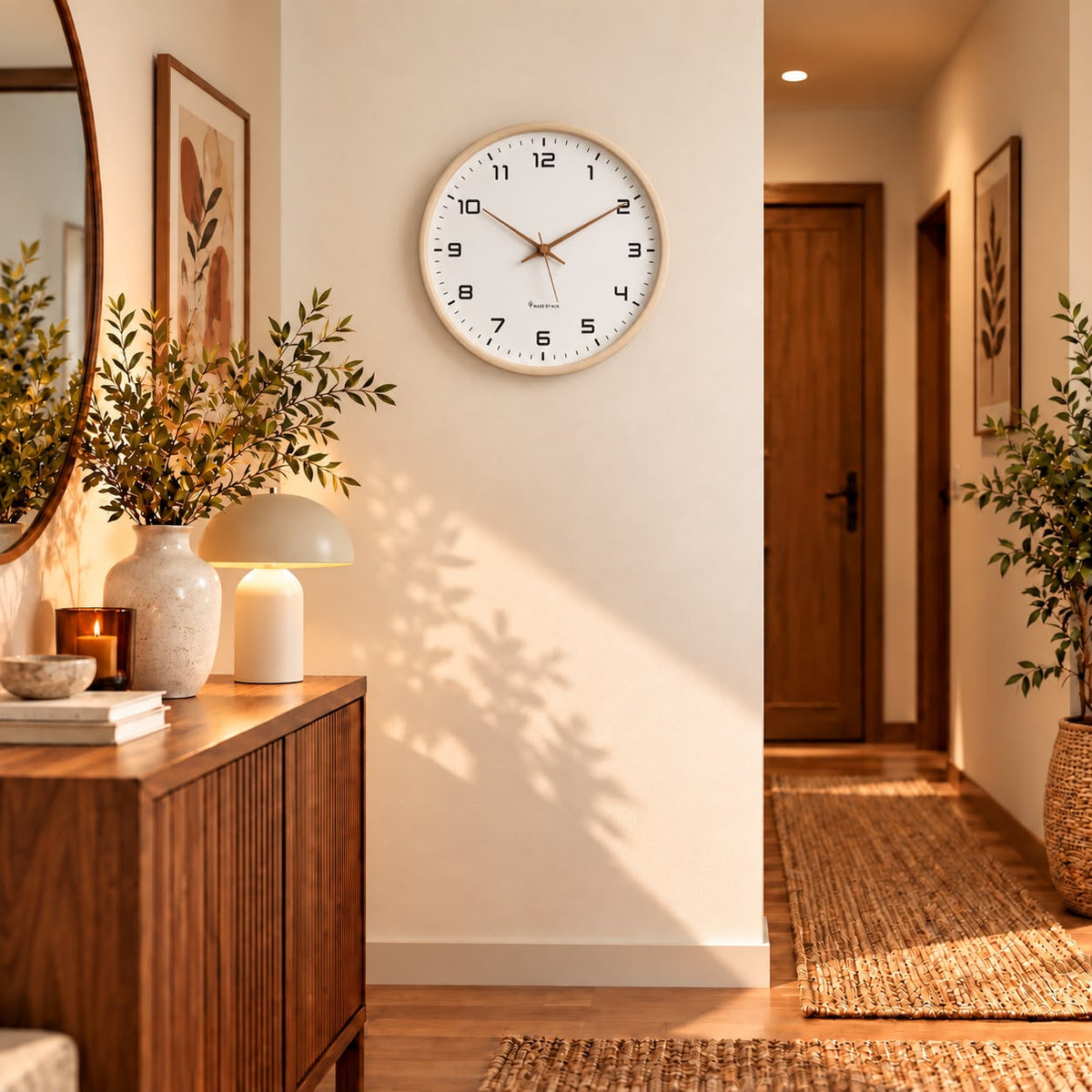Horloge Murale Moderne Bois | Pure