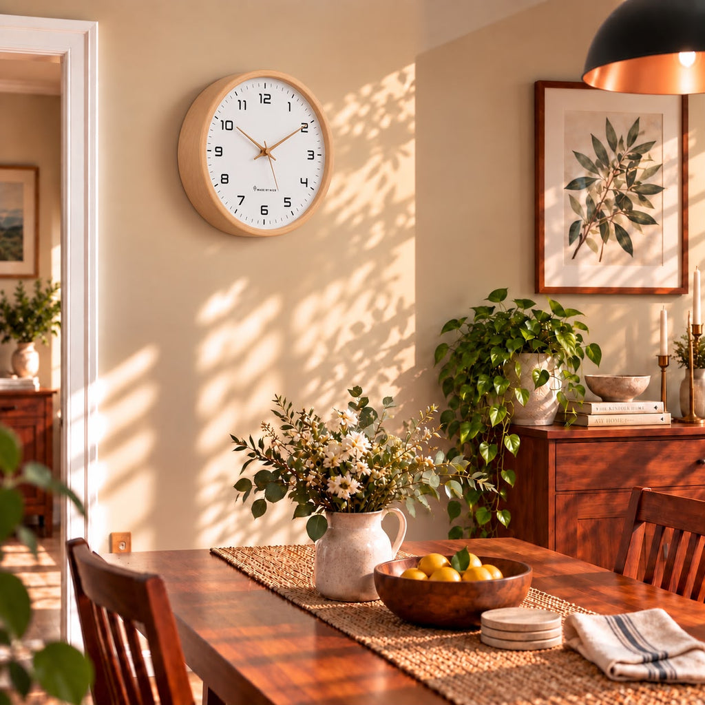 Horloge Murale Moderne Bois | Savane