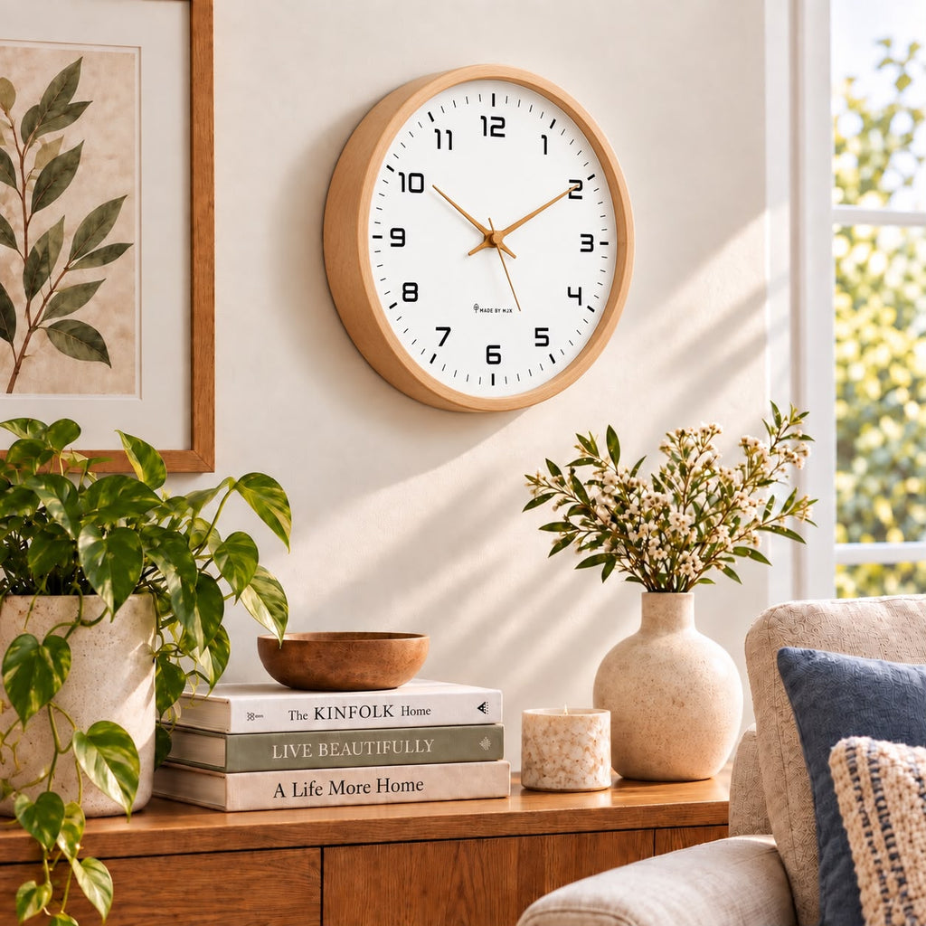 Horloge Murale Moderne Bois | Savane