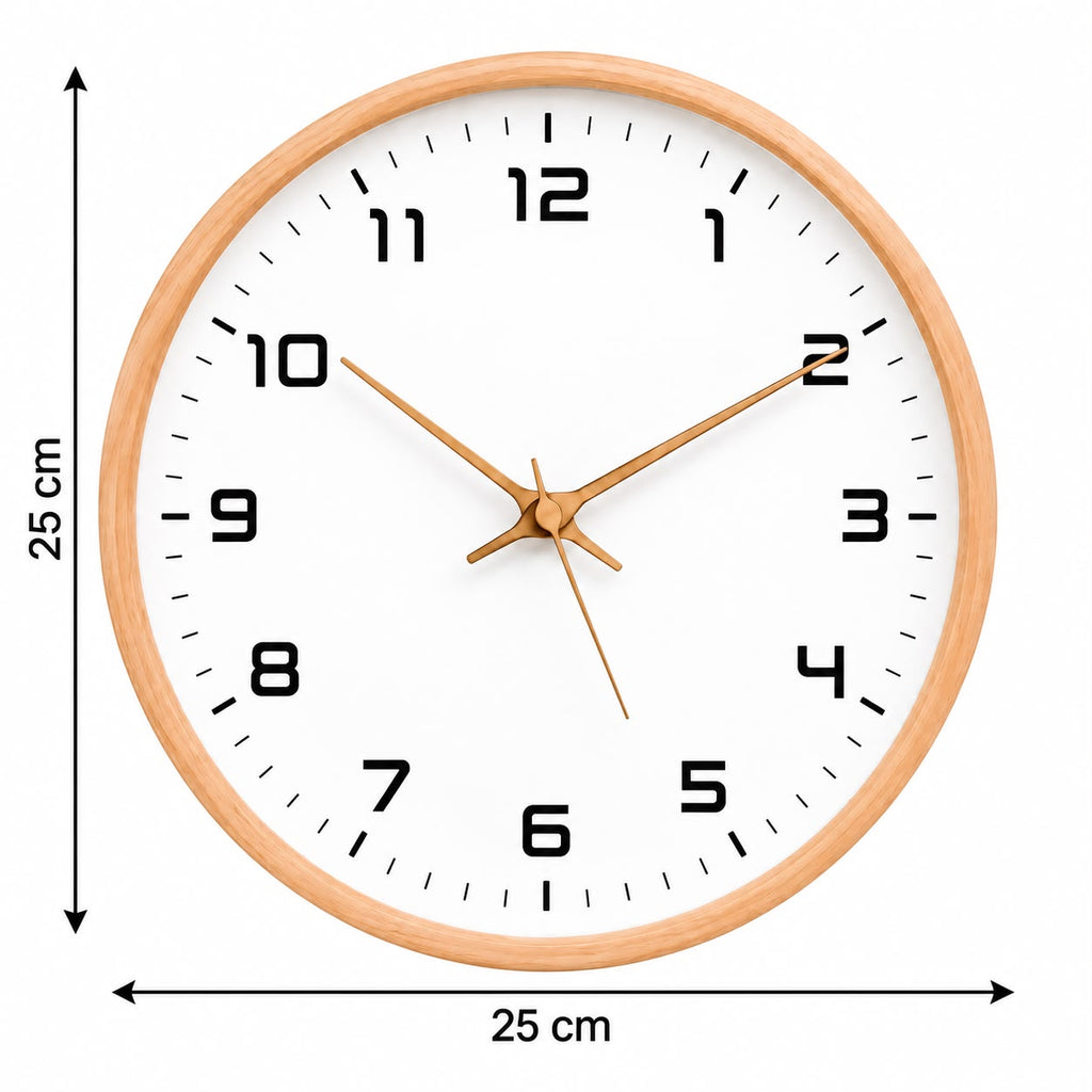 Horloge Murale Moderne Bois | Savane