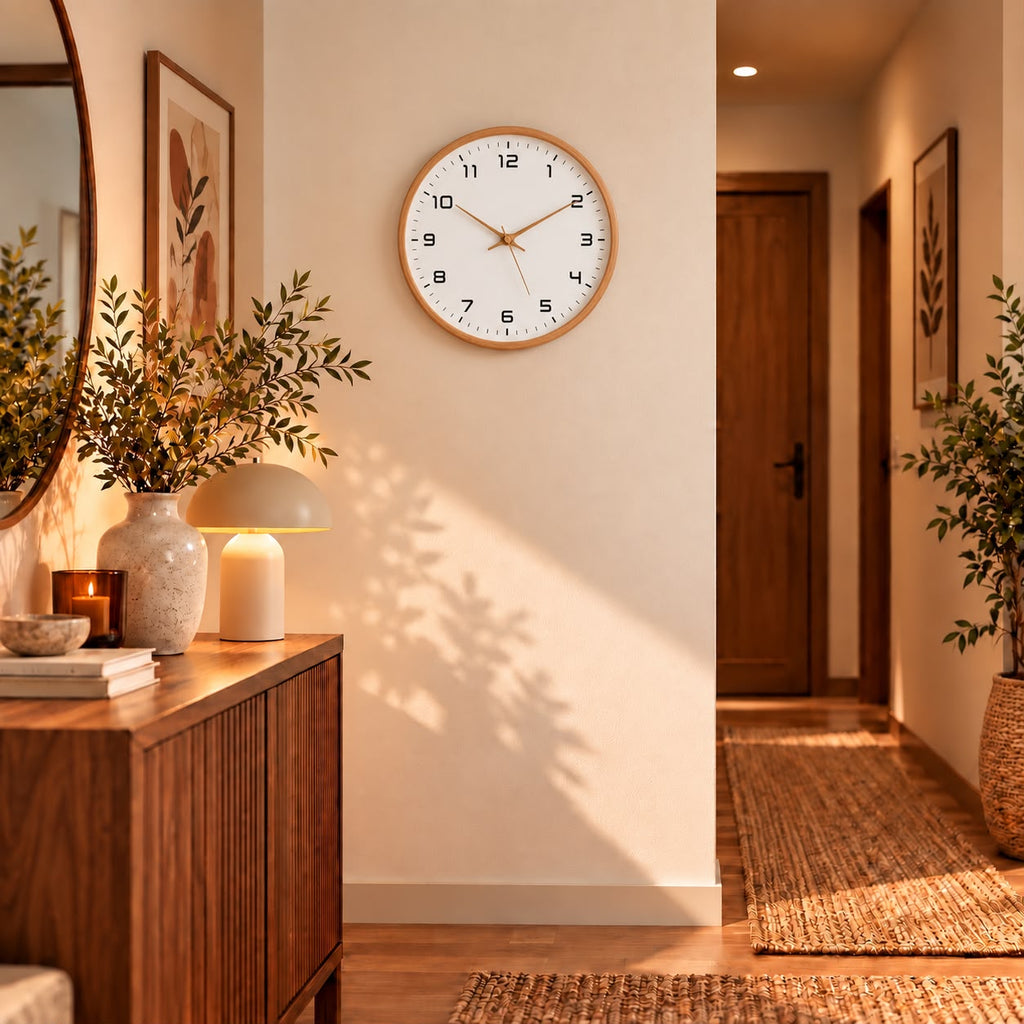 Horloge Murale Moderne Bois | Savane