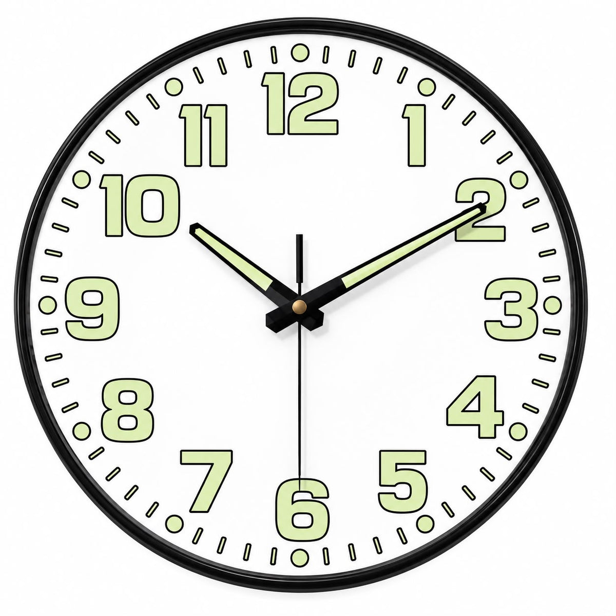 Horloge Murale Moderne Fluorescent Plastique | Aura