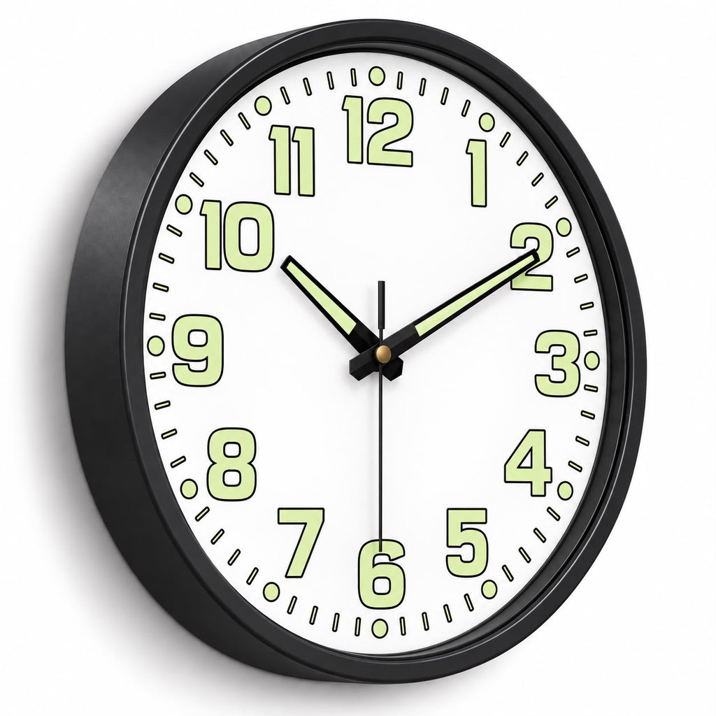 Horloge Murale Moderne Fluorescent Plastique | Aura