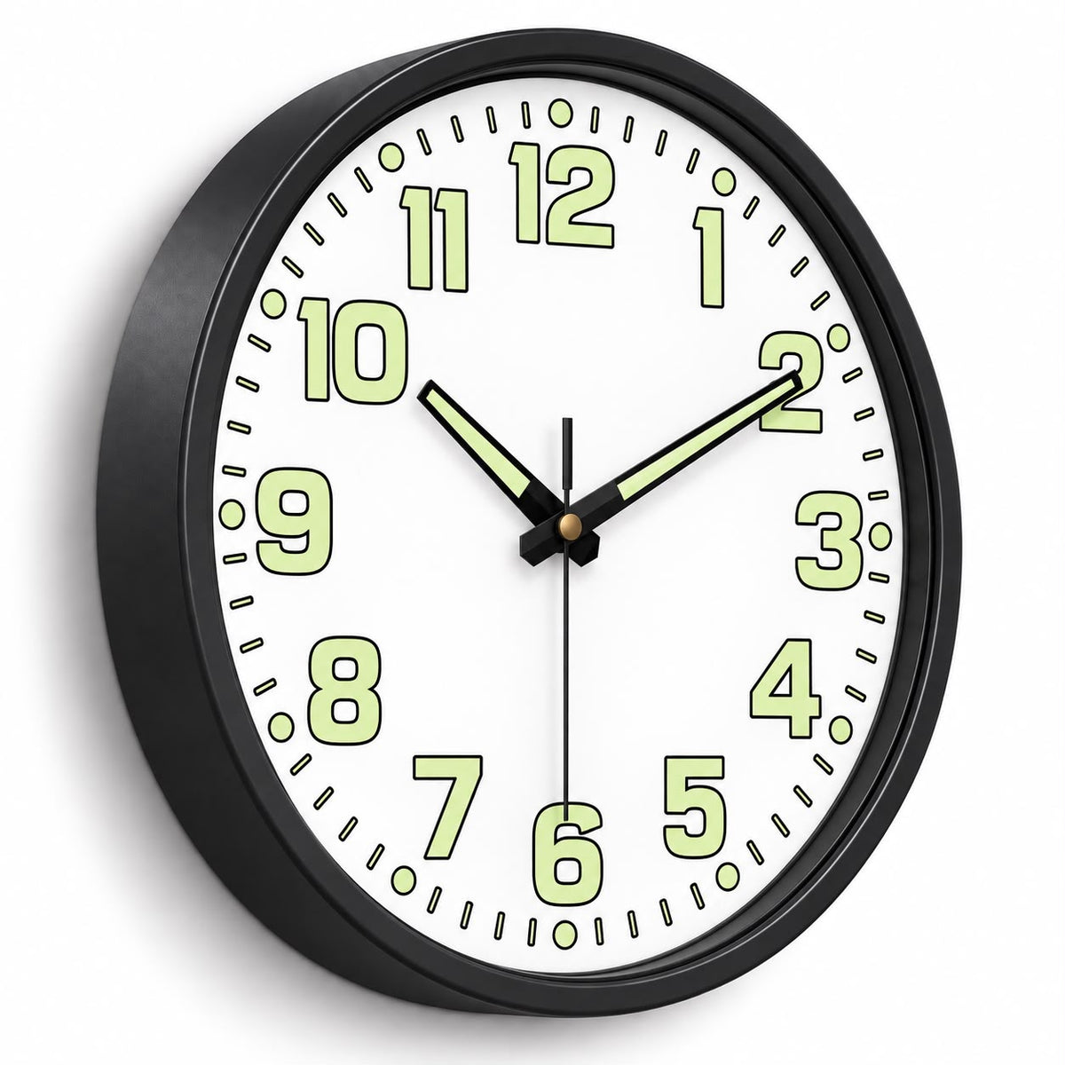Horloge Murale Moderne Fluorescent Plastique | Aura
