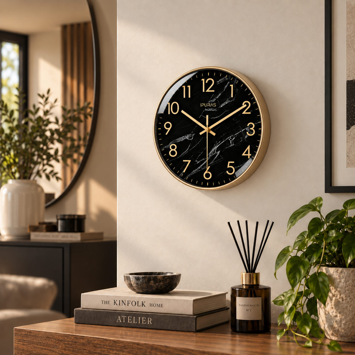 Horloge Murale Moderne Plastique Acrylique | Arden
