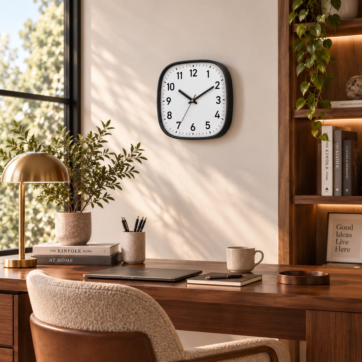 Horloge Murale Moderne Plastique | Shadow